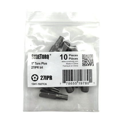 TORX PLUS® IPR Insert Bits Bulk