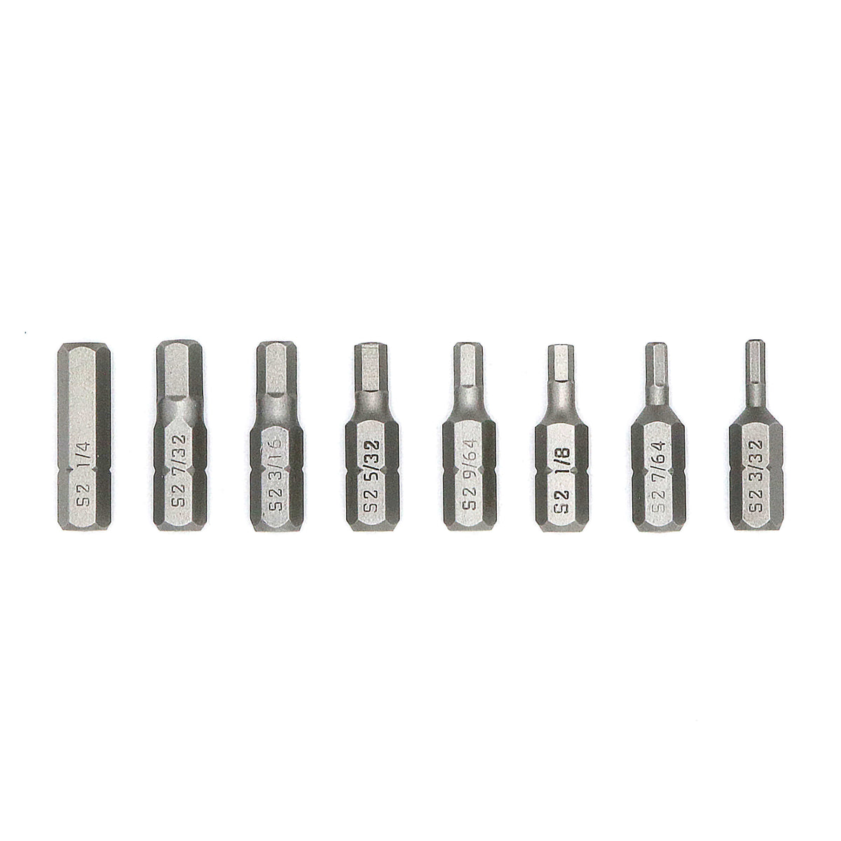 Assorted Hex 1" Insert Bits Card