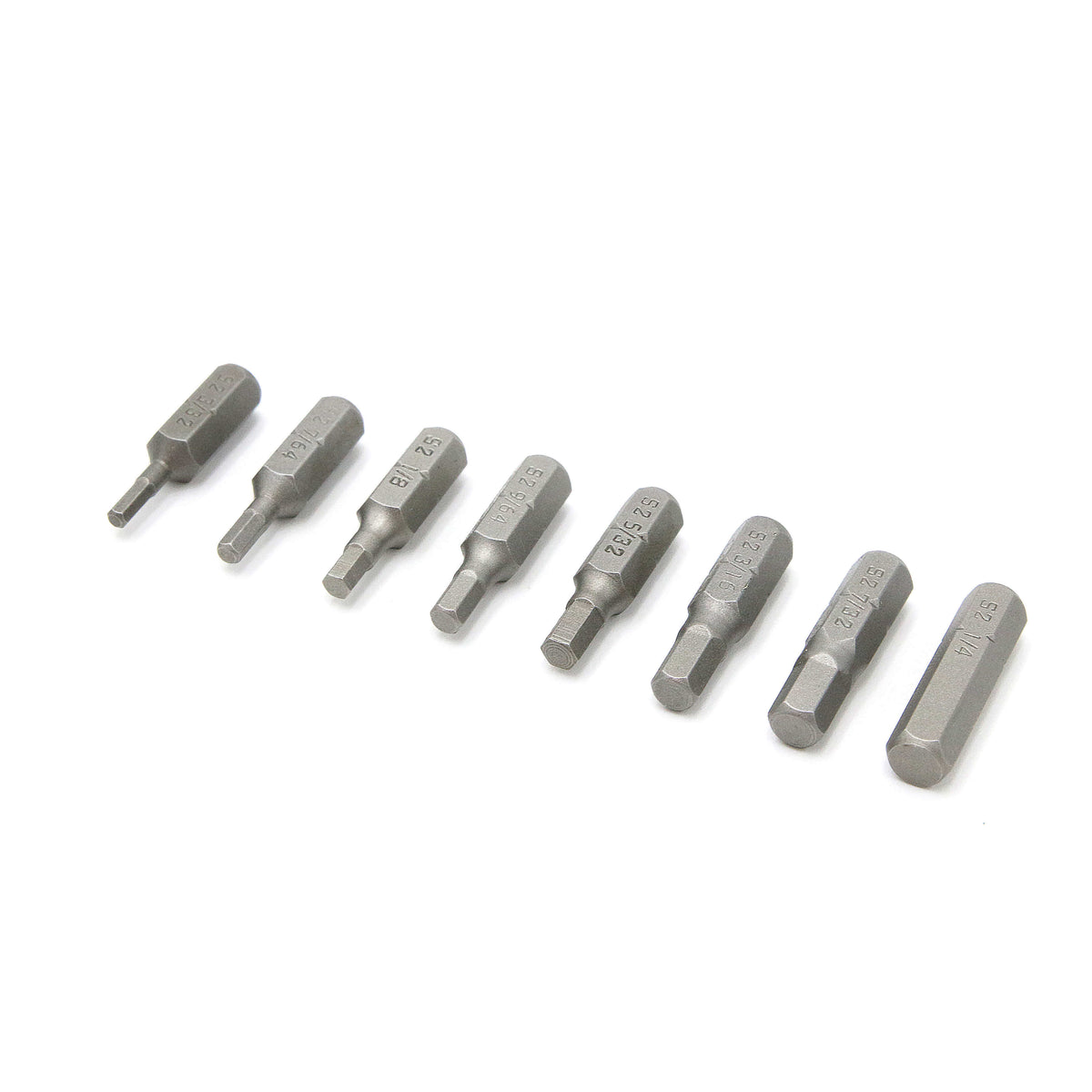 Assorted Hex 1" Insert Bits Card