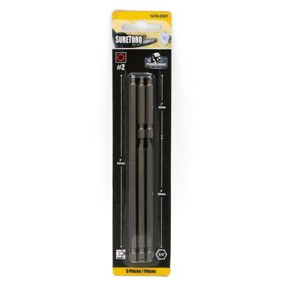 Assorted Square Power Bits 2", 4" & 6" Card