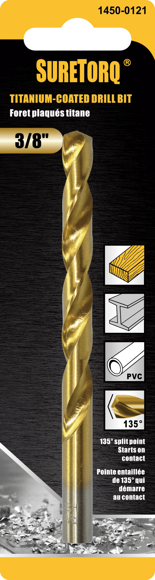 Titanium-Coated Drill Bits
