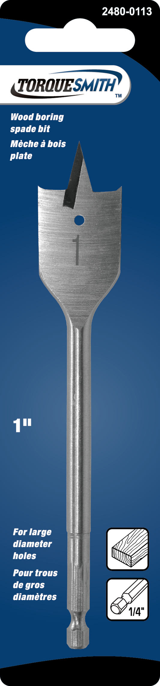 Wood Boring Spade Bits