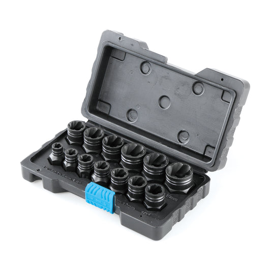 13 Piece Damaged Nut/Bolt Extractor Set